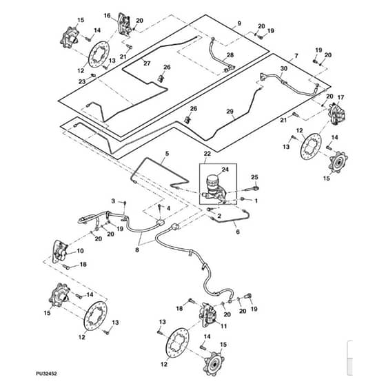 John Deere XUV550 - PC10853 - Front ( - 040000) - ST563873