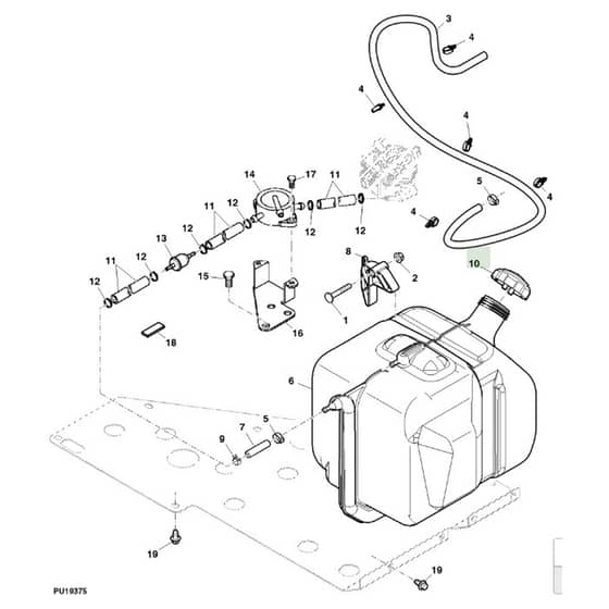 John Deere XUV550 - PC10853 - Fuel Tank - ST593936