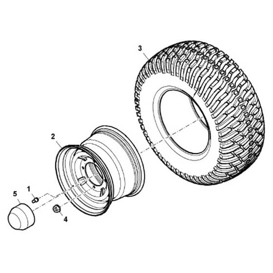 John Deere XUV550 - PC10853 - Wheel - ST613950