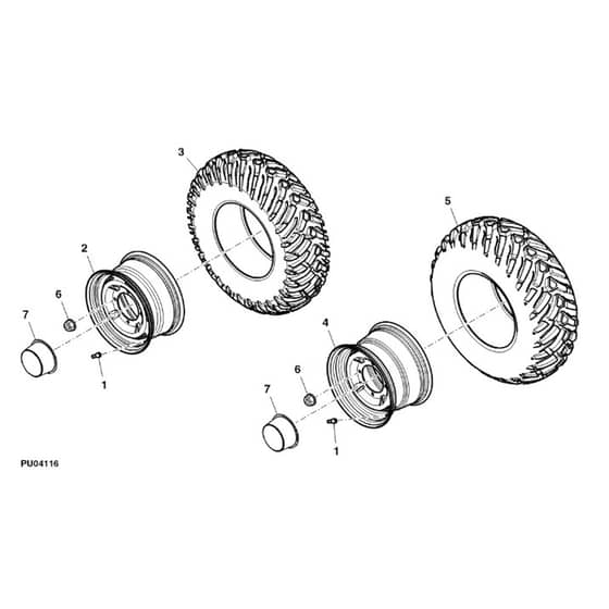 John Deere XUV550 - PC10853 - Wheels - ST725864