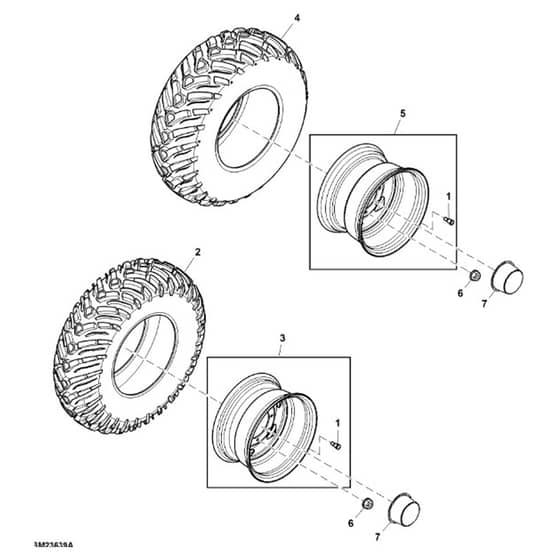John Deere XUV550 - PC10853 - Wheels - ST847682