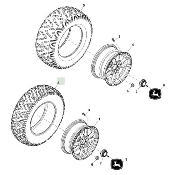 John Deere XUV550 - PC10853 - Wheels - ST847697
