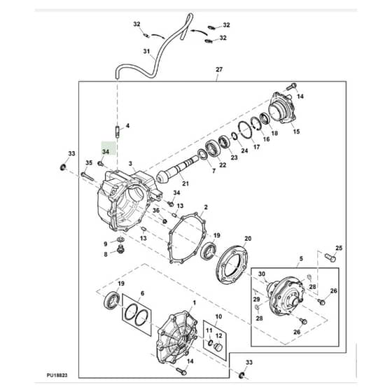 John Deere XUV550 - PC10854 - Mechanical Front - ST581965