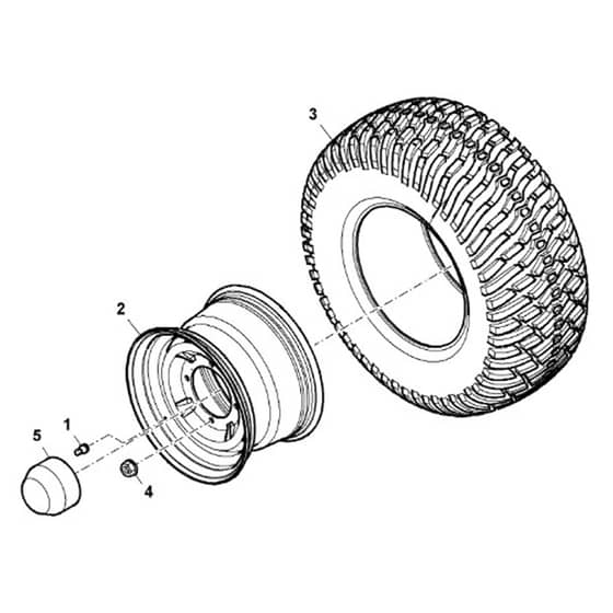 John Deere XUV550 - PC10854 - Wheel - ST613950