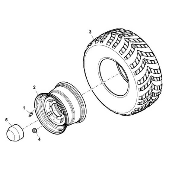 John Deere XUV550 - PC10854 - Wheel - ST613954