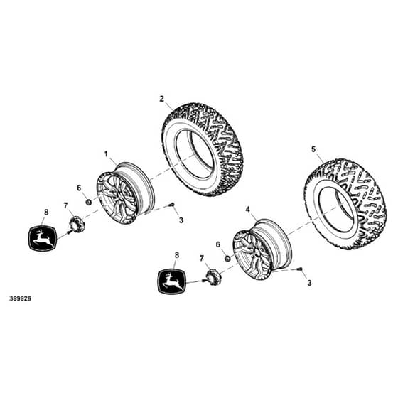 John Deere XUV550 - PC10854 - Wheels - ST737171