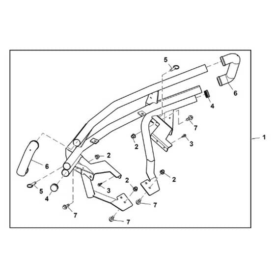 John Deere XUV550 - PC10854 - Front Brush - ST848270