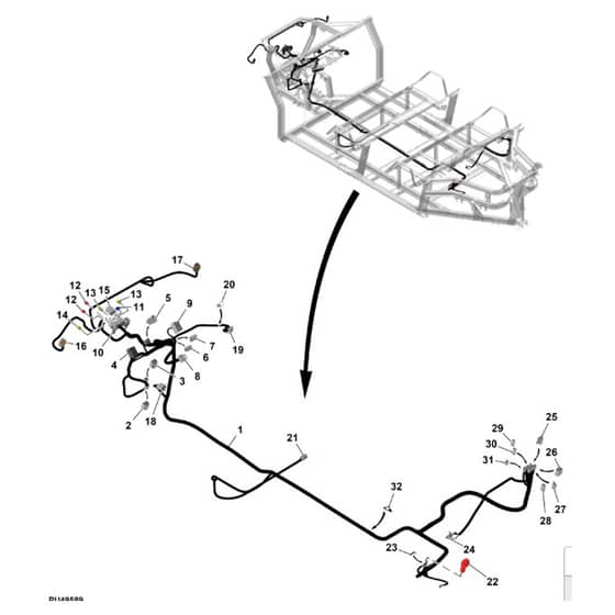 John Deere XUV550 - PC10854 - Main Wiring (1/2) (040001 - ) - ST866578