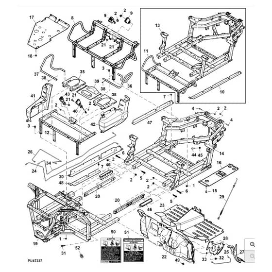 John Deere XUV550 - PC10854 - Frame - ST910788