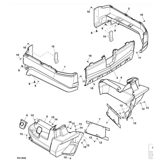 John Deere XUV550 - PC10854 - Panels - ST919547