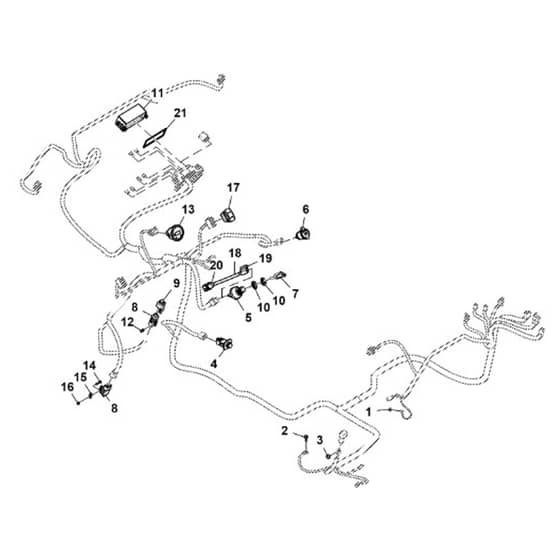 John Deere XUV560 - PC12782 - Chassis Wiring (2/2) - ST866067