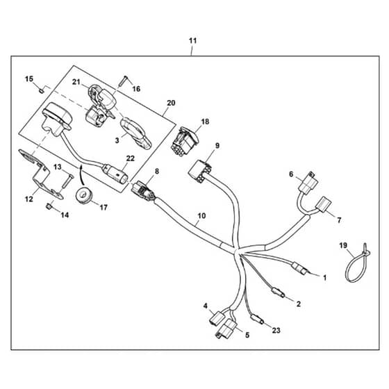 John Deere XUV560 - PC12782 - Wireless Winch - ST905158