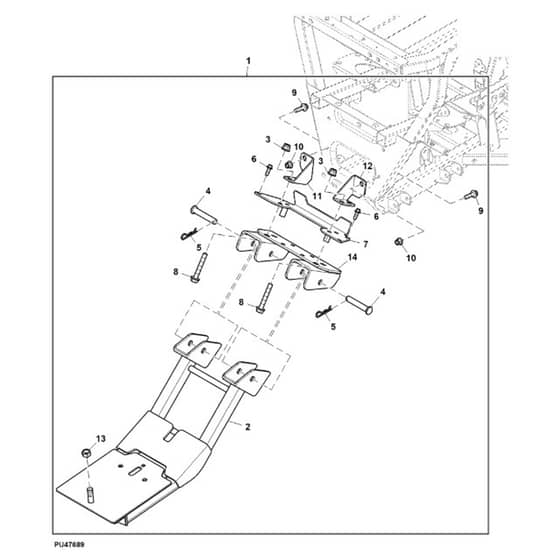 John Deere XUV560 - PC12783 - Front Blade - ST731880