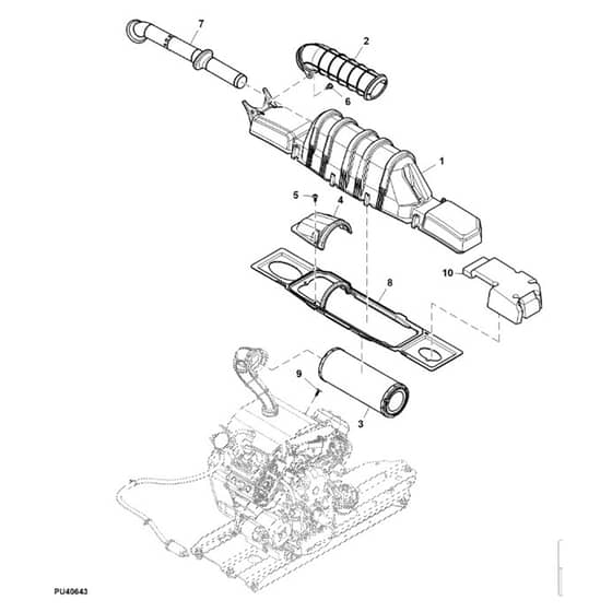 John Deere XUV560 - PC12783 - Intake System - ST845147