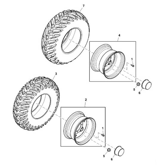John Deere XUV560 - PC12783 - Wheels - ST847681