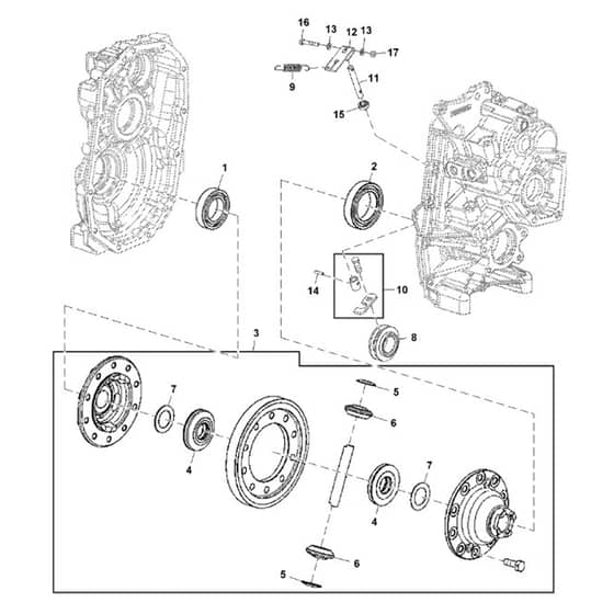 John Deere XUV560 - PC12783 - Differential - ST847707