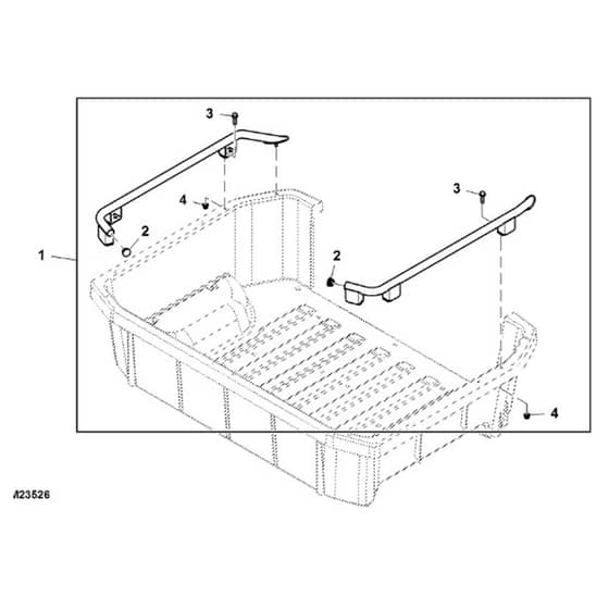 John Deere XUV560 - PC12783 - Cargo Box - ST848343