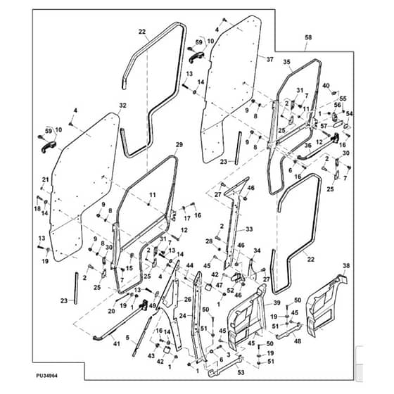 John Deere XUV560 - PC12783 - Poly Cab - ST850756