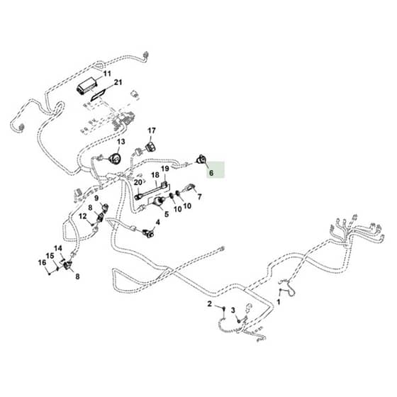 John Deere XUV560 - PC12783 - Chassis Wiring (2/2) - ST866351