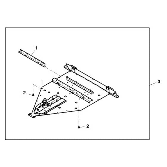 John Deere XUV560E - PC13268 - Skid Plate - ST724020