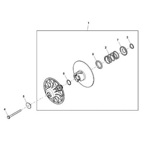 John Deere XUV560E - PC13268 - Secondary Drive - ST845098