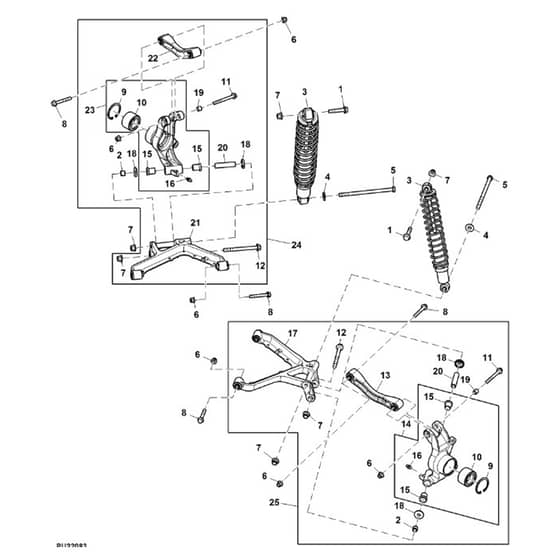 John Deere XUV560E - PC13268 - Rear Suspension - ST889447