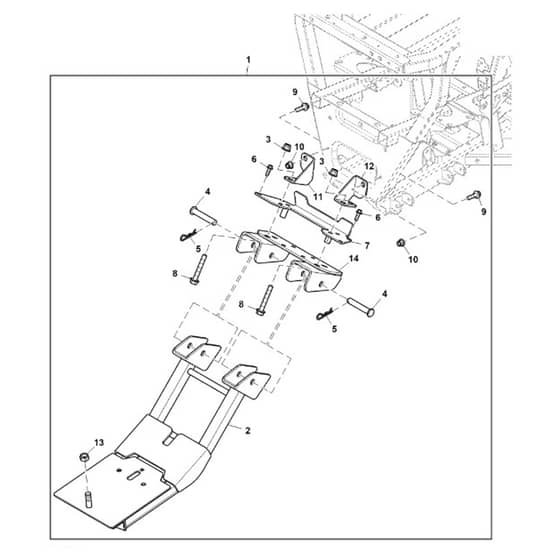 John Deere XUV560E - PC13269 - Front Blade - ST731880