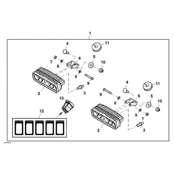 John Deere XUV560E - PC13269 - Led Work - ST868651