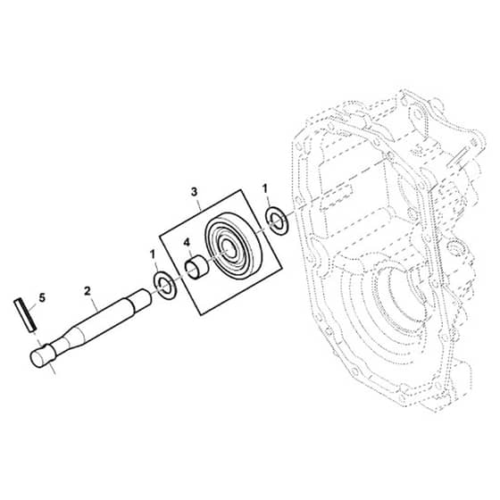 John Deere XUV560E - PC13269 - Reverse Shaft - ST890149