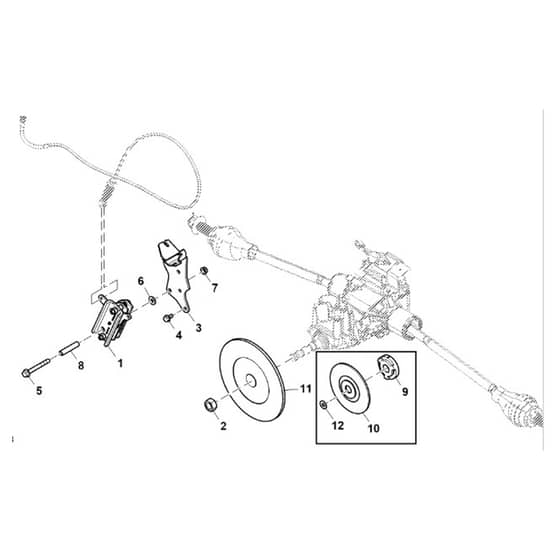 John Deere XUV560E - PC13269 - Park Brake - ST890619