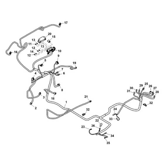 John Deere XUV560E - PC13269 - Chassis Wiring - ST892618