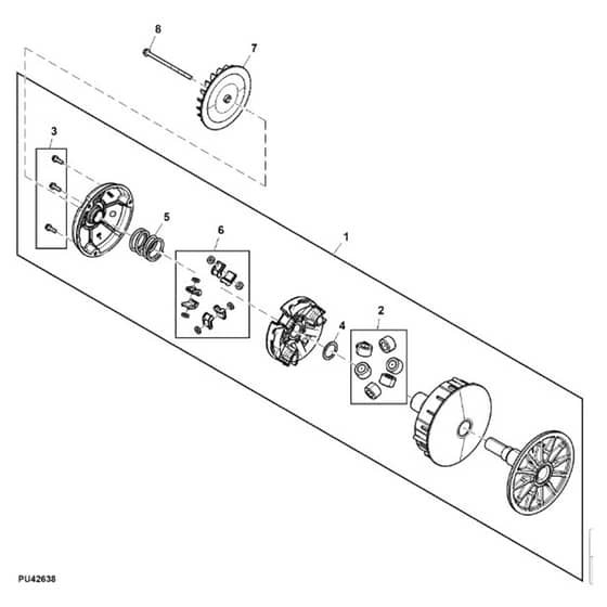 John Deere XUV560E - PC16085 - Primary Drive - ST1000338