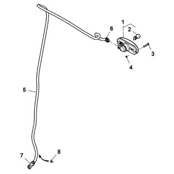 John Deere XUV560E - PC16085 - Brake Light - ST1002723