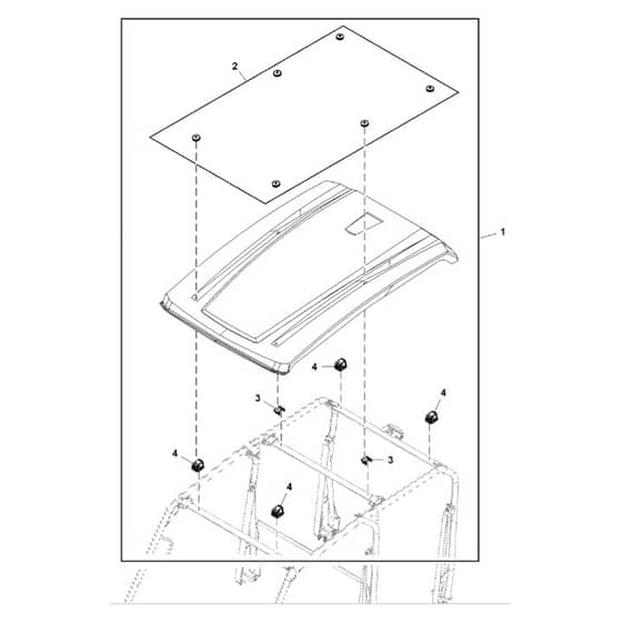 John Deere XUV560E - PC16085 - Occupant Protective - ST1002959