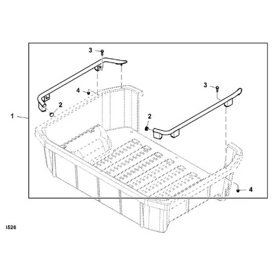 John Deere XUV560E - PC16085 - Cargo Box - ST1003657