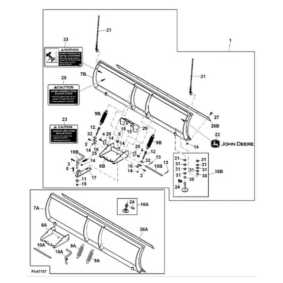 John Deere XUV560E - PC16085 - Front Blade - ST1009056