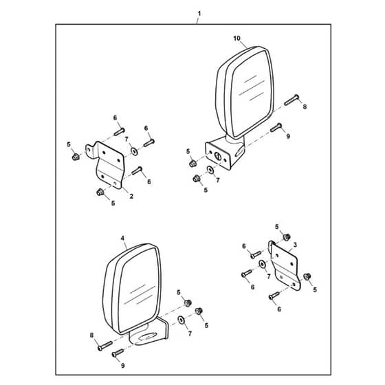John Deere XUV560E - PC16085 - Poly Cab - ST1009112