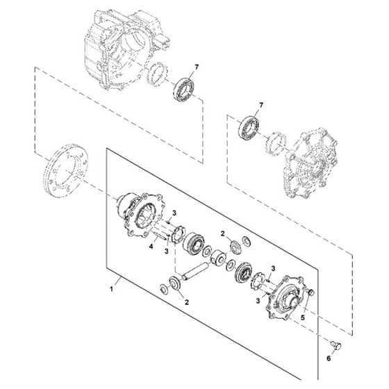 John Deere XUV560E - PC16086 - Differential - ST1001315