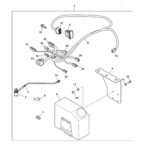 John Deere XUV560E - PC16086 - Windshield Washer - ST1002845