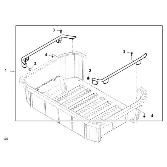 John Deere XUV560E - PC16086 - Cargo Box - ST1003657
