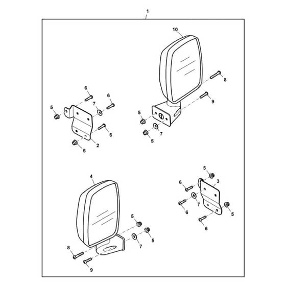 John Deere XUV560E - PC16086 - Poly Cab - ST1009112