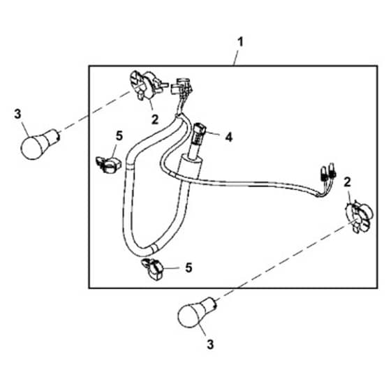 John Deere XUV560E - PC16086 - Headlight Wiring - ST1022311