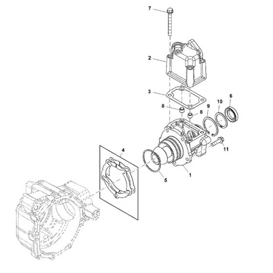 John Deere XUV590E - PC13270 - Housing - ST890370