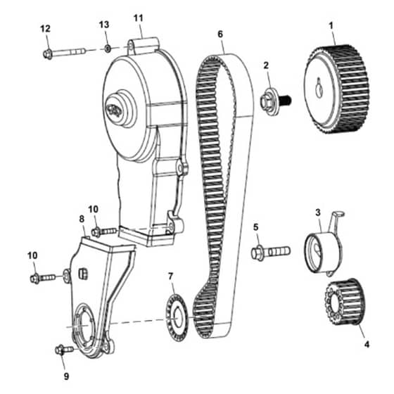 John Deere XUV590E - PC13270 - Timing Drive - ST890372