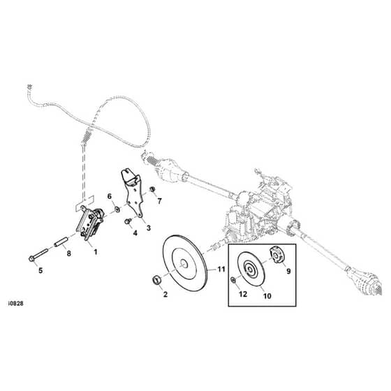 John Deere XUV590E - PC13270 - Park Brake - ST890619