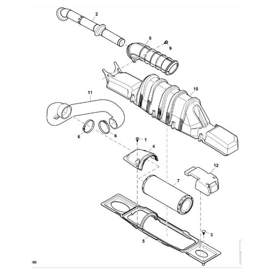 John Deere XUV590E - PC13270 - Intake System - ST890635