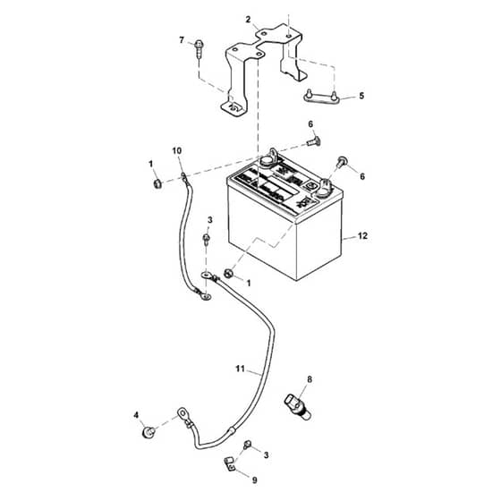 John Deere XUV590E - PC13270 - Battery - ST892688