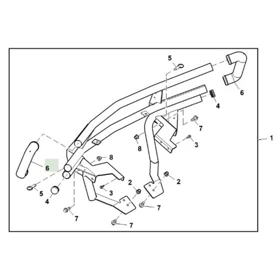 John Deere XUV590E - PC13270 - Front Brush - ST893201