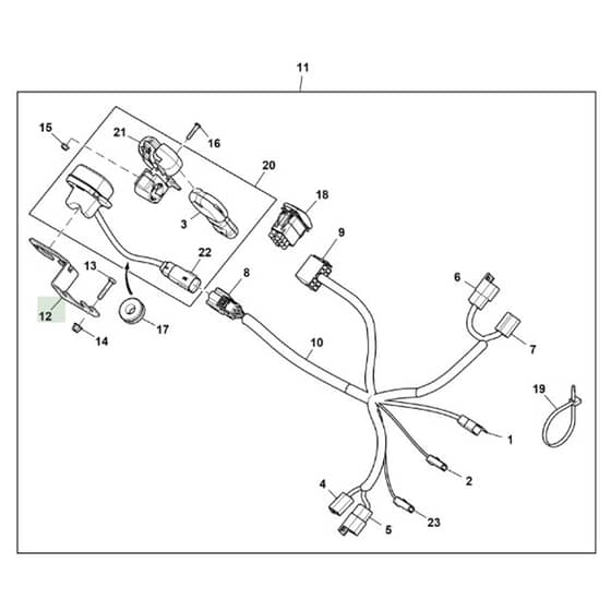John Deere XUV590E - PC13270 - Wireless Winch - ST905158