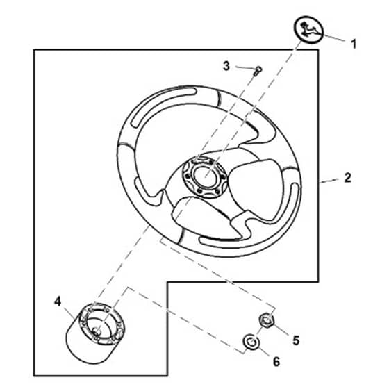 John Deere XUV590E - PC13272 - Sport Steering - ST850480